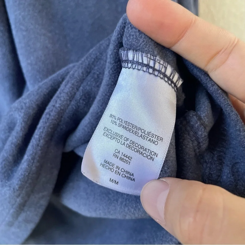Mondetta Outdoor project quarter zip fleece jacket in steel blue